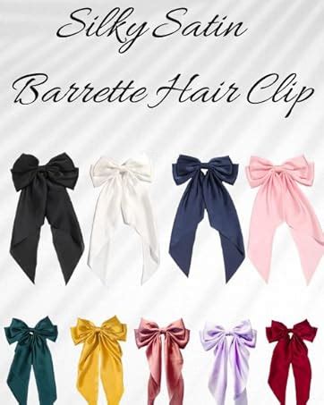 M.T. BROTHERS - 1 Piece Big Satin Layered Hair Bows For Women Girls 11 ...