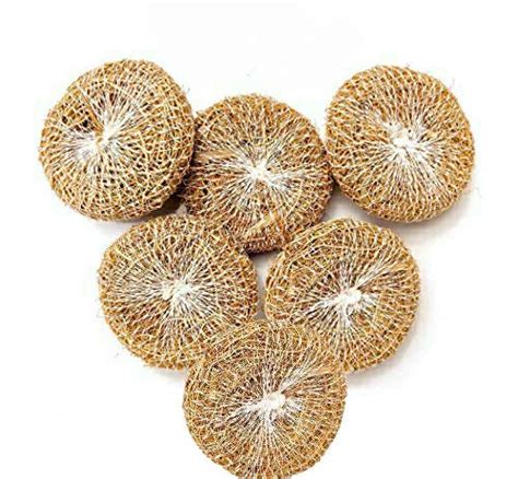 Sendan Natural 6 VETIVER (Khus) Bath Scrubber |Handmade Ramacham ...