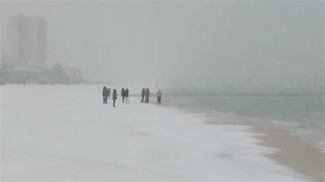 Florida freeze coming early. Look back at January's snowfall