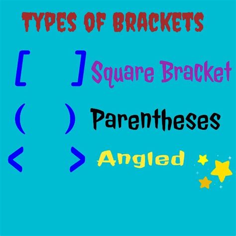 Image result for Bracket Examples