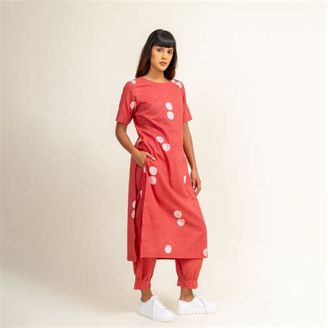 Coral Slit Tunic – Doodlage