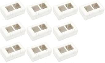 Switchboard Surface Enclosure, 4 Module, Glossy Premium, Brass Nuts ...