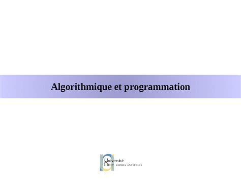 Algorithmique Et Programmation ENC 的图像结果