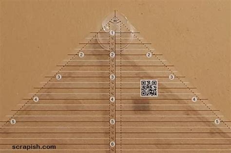 How to Use a Quarter Square Triangle Ruler for Quilting 的图像结果