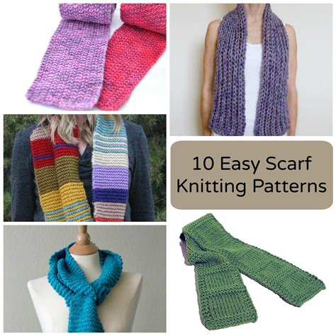 Image result for Knitting Pattern Basic Scarf