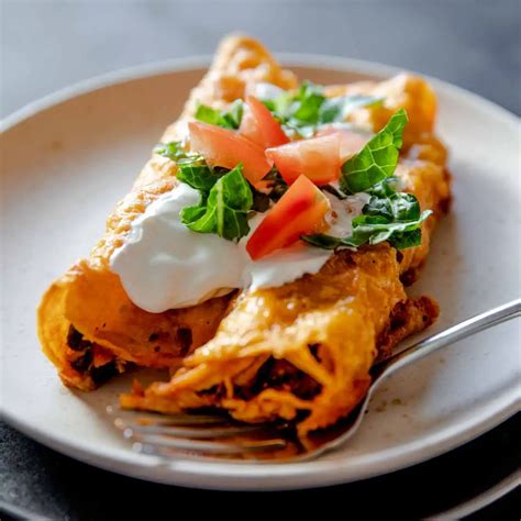 Gluten Free Chicken Enchiladas - Includes Enchilada Sauce Recipe!