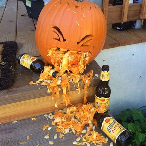 Pumpkin Carving Ideas Throwing Up at Jennifer Colbert blog
