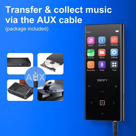 SWOFY 32GB M2 MP3 Player with Bluetooth 5.0 and India | Ubuy