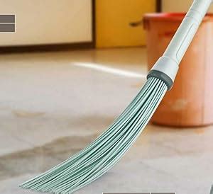 ABRIMA Plastic Stick Broom Jhadu jadu pochha kachra safai Clean ...