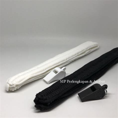 Jual Tali Kur Kecil untuk Satpam + peluit / Tali kur Satpam Security ...