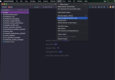 Image result for Android Studio APK File Find in Flutter Project