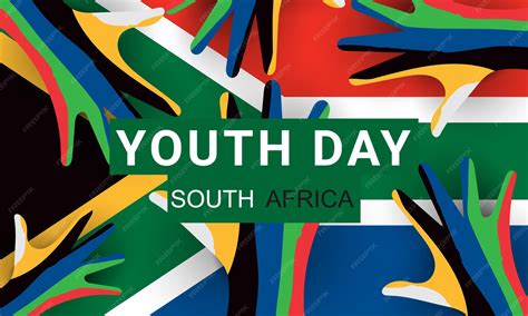 Premium Vector | Youth day south africa 16 june background banner card ...