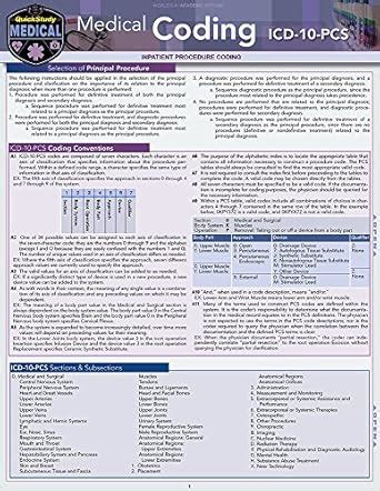 Medical Coding ICD-10-PCS: a QuickStudy Laminated Reference Guide eBook ...