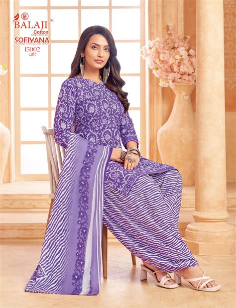 Balaji Sofiyana Vol 15 Readymade Cotton Printed Kurti Set