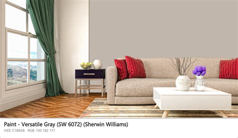 Sherwin Williams Versatile Gray (SW 6072) Paint color codes, similar ...
