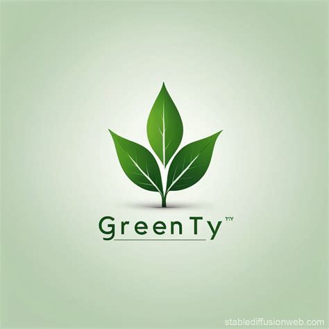 Green Ty_ Consulting Firm Logo | Stable Diffusion Online