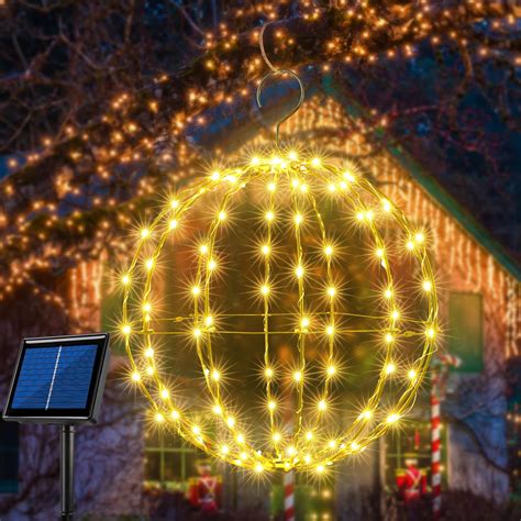 Elf Logic 3 Pack 16” Outdoor/Indoor LED Christmas Light Balls. Durable ...
