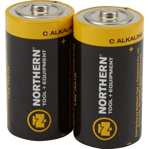 Northern Tool + Equipment C Alkaline Batteries — 2-Pk. | Northern Tool