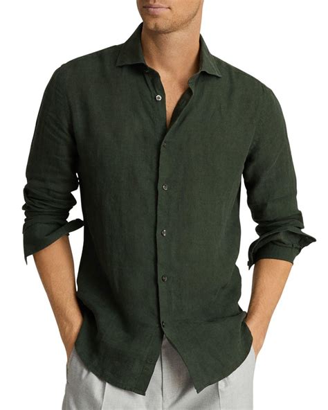 Light Green Linen Shirt Mens at Alyssa Geddes blog