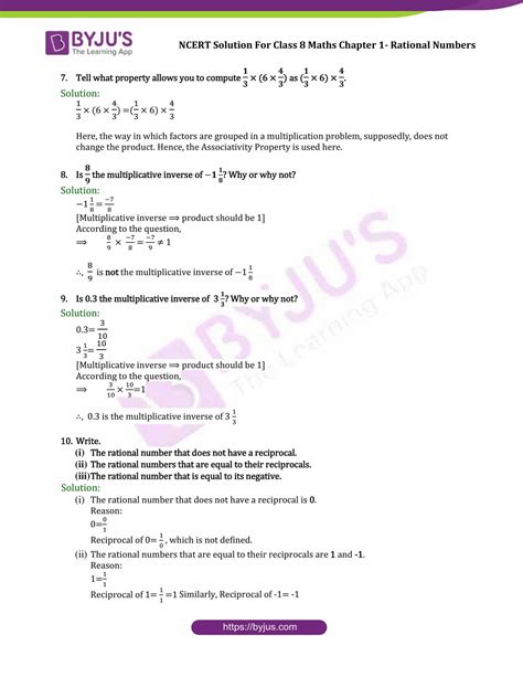 Class 8 Maths Rational Numbers Question Paper at Christopher Hurtado blog