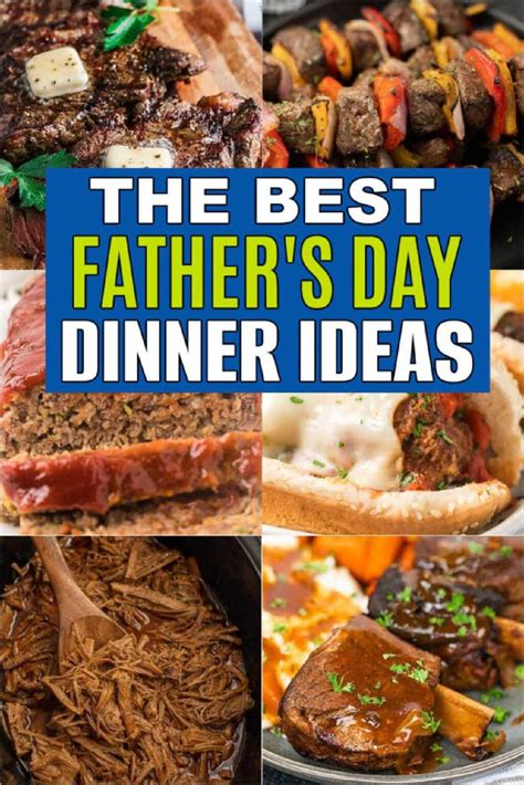 Father's Day Dinner Ideas - Eating on a Dime