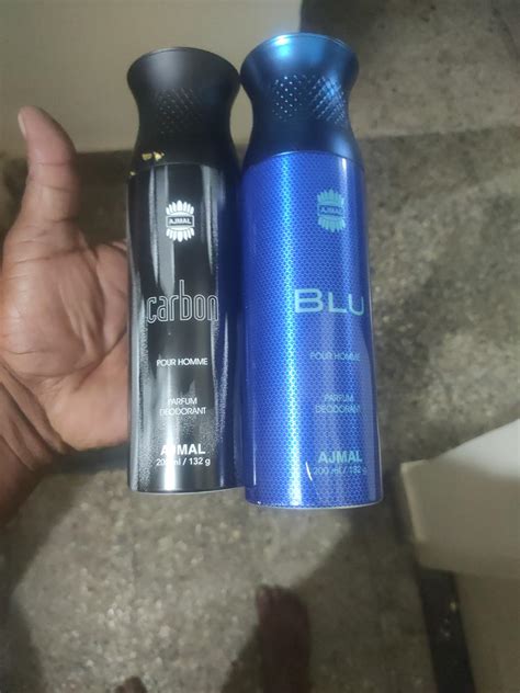 AJMAL Blu & Citrus Carbon Liquid Deodorants Gift For Men (200 Ml, Pack ...