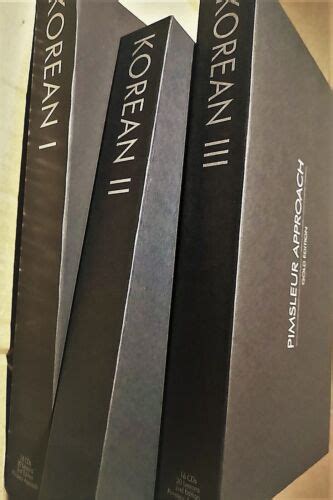 Pimsleur Korean Language levels 1 2 3 Gold Edition | Ubuy India