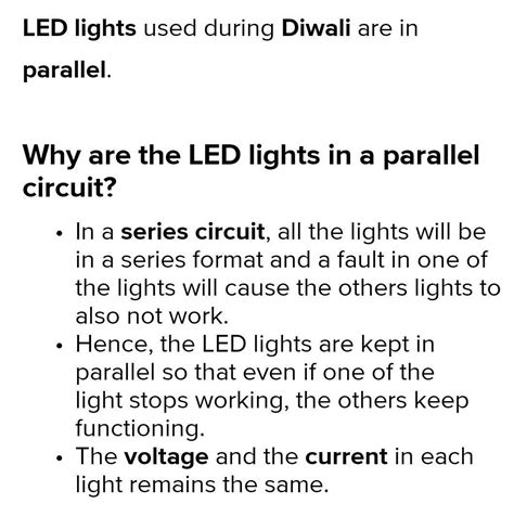 is led light used during diwali are parallel or in series..have a sweet ...