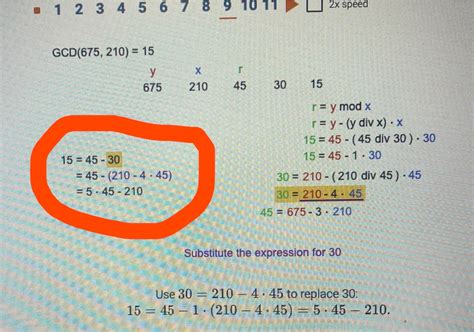 Image result for Extended Euclidean Algorithm Example