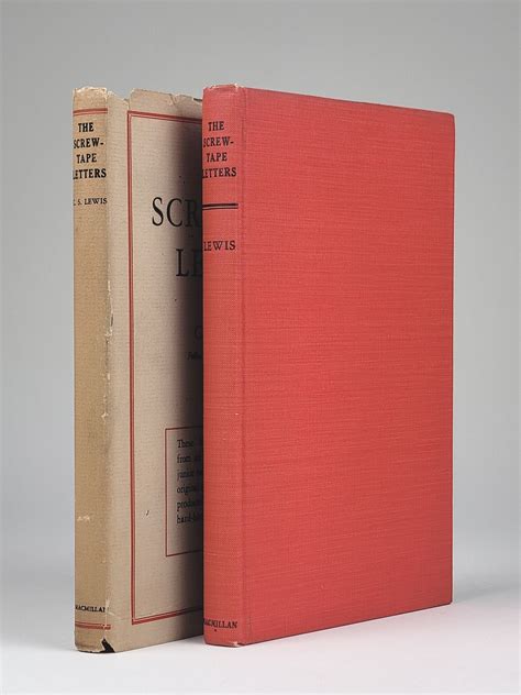 The Screwtape Letters | Lewis, live, taples | Early printing