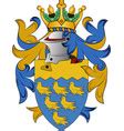 Coat of arms hastings in england Royalty Free Vector Image