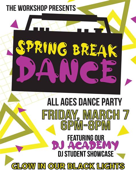 Spring Break Dance featuring our DJ Academy , 1120 Huffman Road, Ste 11 ...