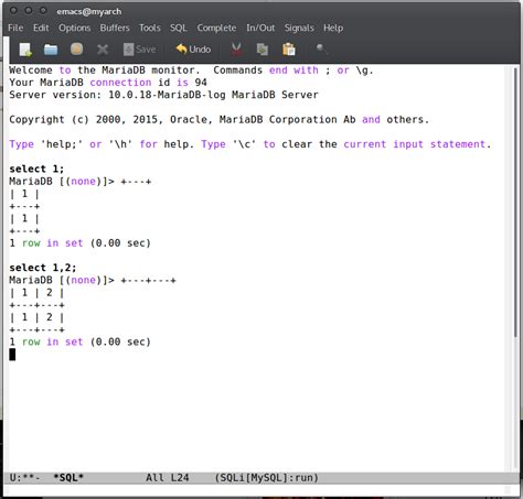Image result for MySQL Console