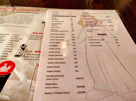 Menu at Alibaba & 41 Dishes 'n Bab Arabia- Kuttanellur Thrissur, Thrissur