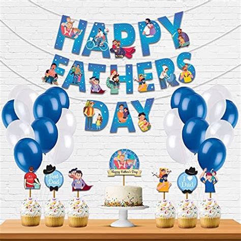 Festiko® Father's Day/Super Dad Birthday Party Decorations Items for ...