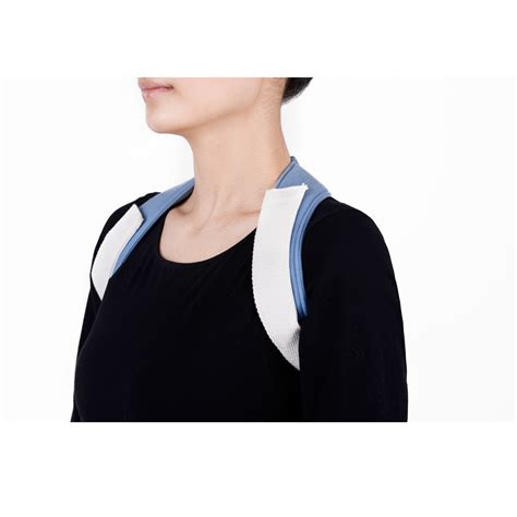 Medmount Blue/ Black/ White Brace Correction Figure of Eight Clavicle ...