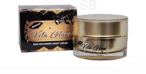 vita glow Advanced Glow Skin Whitening Night Cream 30g - Price in India ...