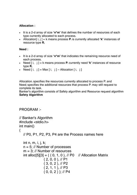 Bankers Algorithm in C 的图像结果