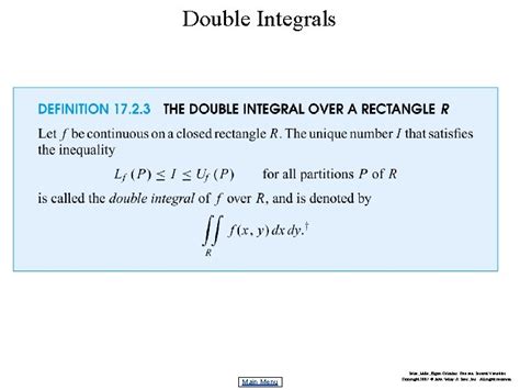 Image result for Calculating a Double Integral Over a Rectangle