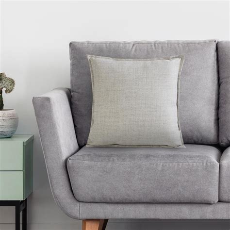 Buy Aspen Grey Solid Filled Cushion - 40x40cm from Home Centre at just ...