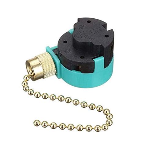Buy Ceiling Fans Switch Zing Ear ZE-268S6, 3 Speed 4 Wire Pull Chain ...