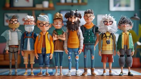 People Standing in a Row 的图像结果