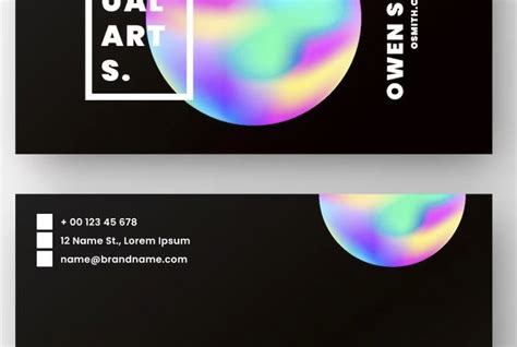 Holographic Foil Business Cards 的图像结果
