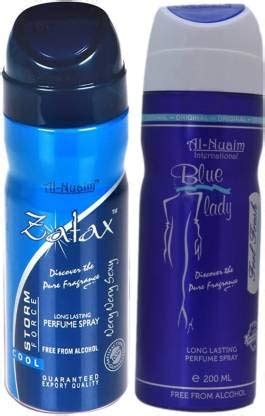 Buy Al Nuaim Zatak & Blue Lady No Alcohol Deo Deodorant Spray - For Men ...