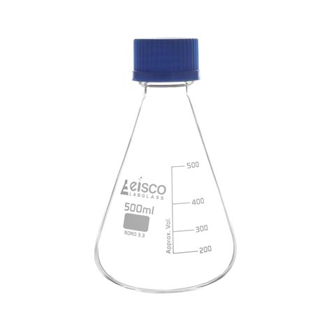 Buy EISCO Erlenmeyer Flask, 500ml - Borosilicate Glass - with PTFE ...