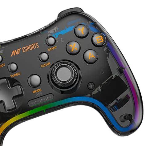 Ant Esports GP310R Wireless Game-Pad with Neon RGB, Support PS4, PS3 ...