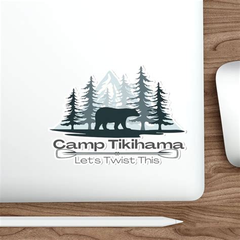 Camp Tikihama Indoor/outdoor Die Cut Sticker/psych TV Fan Stickers ...