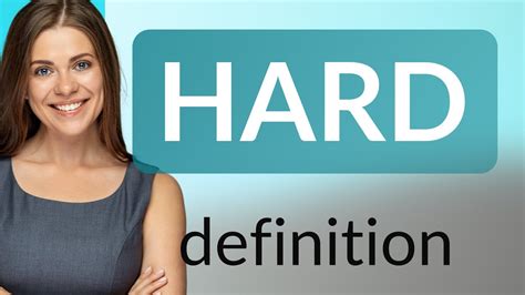 Hard | what is HARD meaning - YouTube