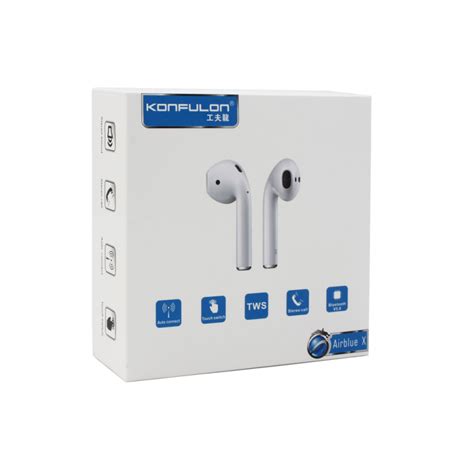 Bluetooth slusalice Konfulon Airpods Airblue X bele - Mob-Shop