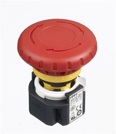 XA1E-BV402R Idec | Idec XA Series Twist Release Emergency Stop Push ...
